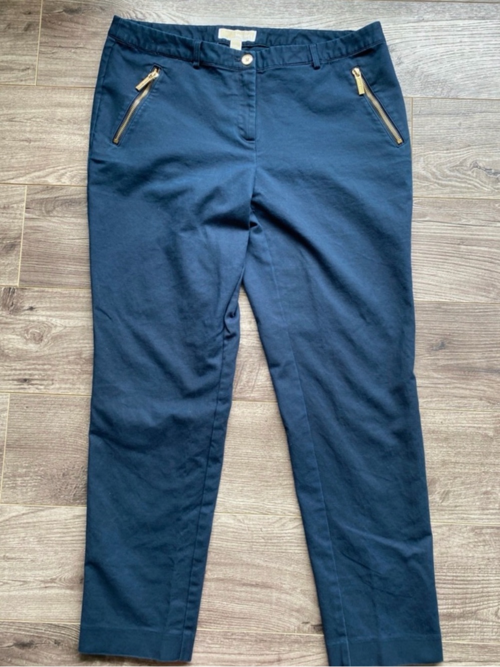 Michael Kors skinny leg trousers in navy blue size 8